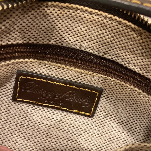 Dooney & Bourke Mini Shoulder Bag Yellow Pebble Leather - Picture 7 of 12